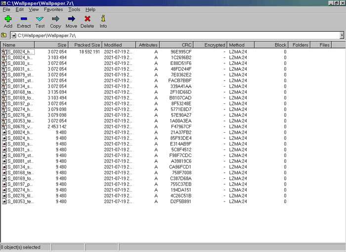 7Zip Compression Utility